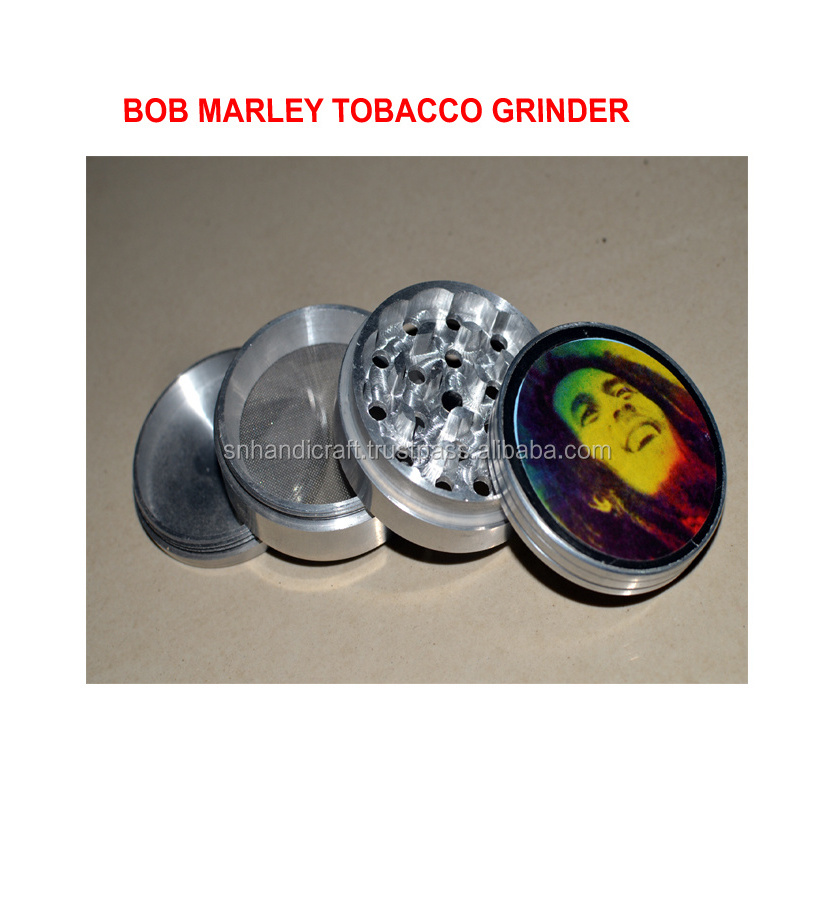 TOBACCO GRINDER ALUMINIUM HERB GRINDER HAND MULLER SPICE GRINDER