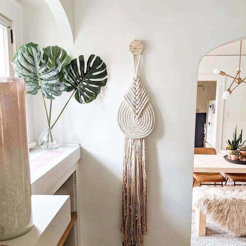 Large macrame wall hanging