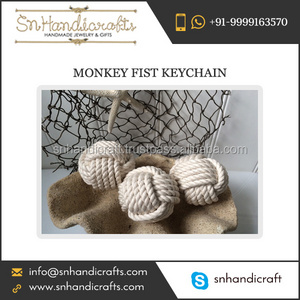 Indian Manufacturer Selling Monkey Fist Keychain at Reasonable Rate