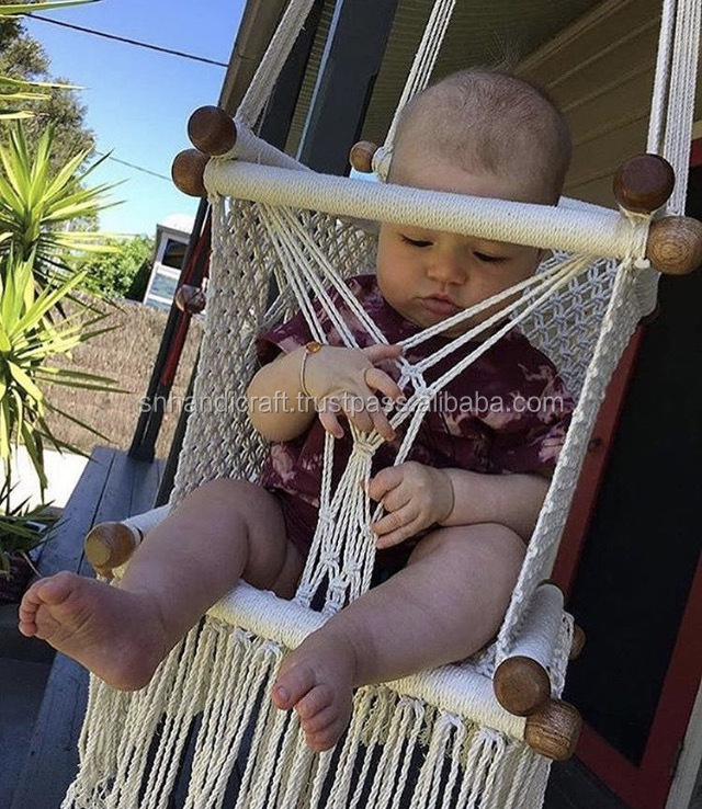 MACRAME BABY SWING | CROCHET BABY SWING AND BASSINET | HANDMADE HAMMOCK CHAIR