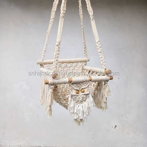 MACRAME BABY SWING CHAIR | HANDMADE MACRAME BOHO BABY SWING CHAIR | MACRAME BABY SWING AND BASSINET