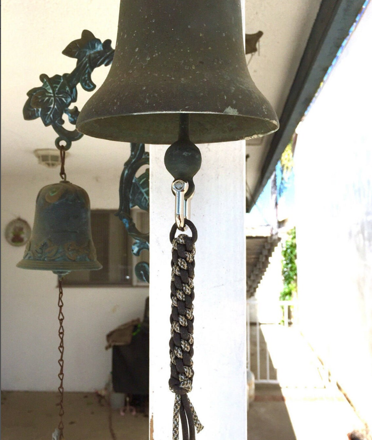 with scrolled steel spiral clapper and twisted hanger Selling Coustmized Bell Nautical Wall Vintage Decor Anchor Hanging