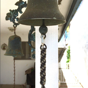 with scrolled steel spiral clapper and twisted hanger Selling Coustmized Bell Nautical Wall Vintage Decor Anchor Hanging