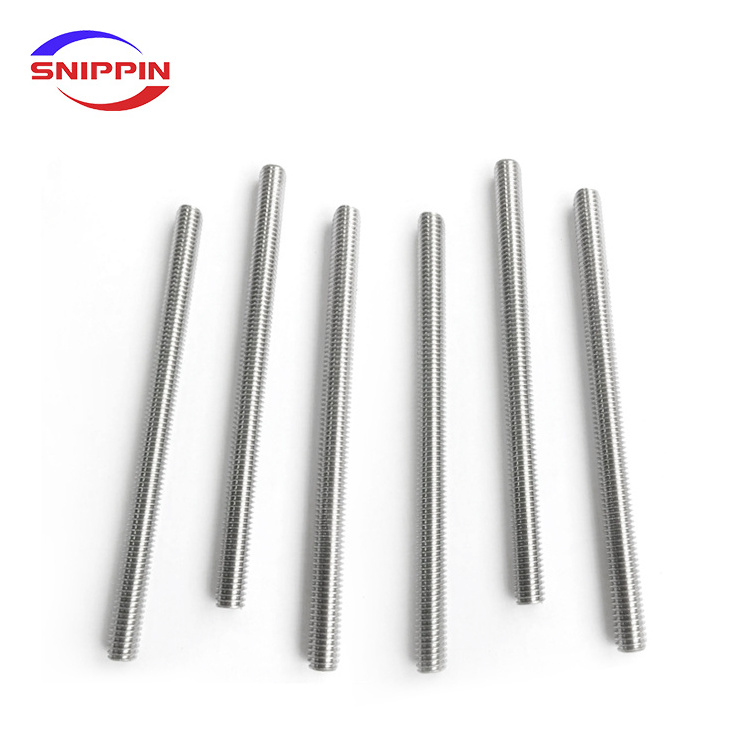 304 Stainless Steel Fully Threaded Rods Bar DIN975 Studs Screw Rod Wire M2M2.5M3M4M5M6M10M12M14M16M18M20M22M27M33 Screw Rod