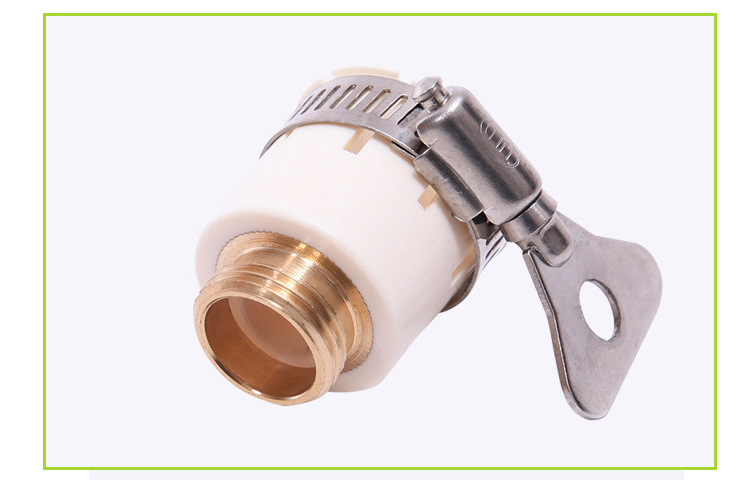 Copper 1/2 inch Thread Universal Water Tap Adapter Faucet Connector Quick Connectors