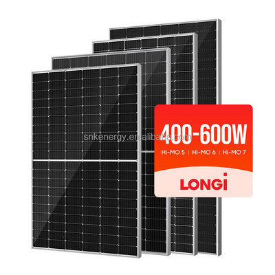 Himo7 LR7-72HGD N-Type Double-Glass PV Module 585W to 620W Half Cell Monocrystalline Silicon 600W Longi Solar Panel