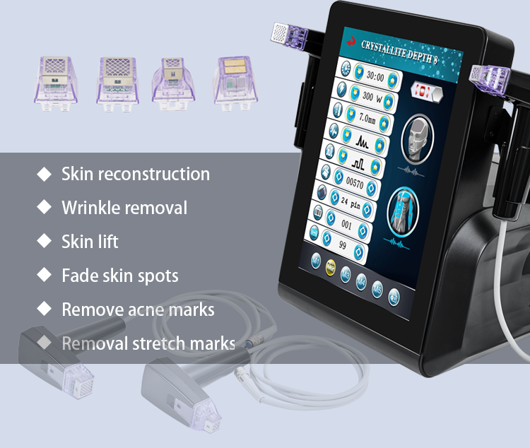 Certificated Approved Morpheus8 portable 2 in 1 skin tightening morpheus8 radiofrecuent fractional rf microneedling Machine