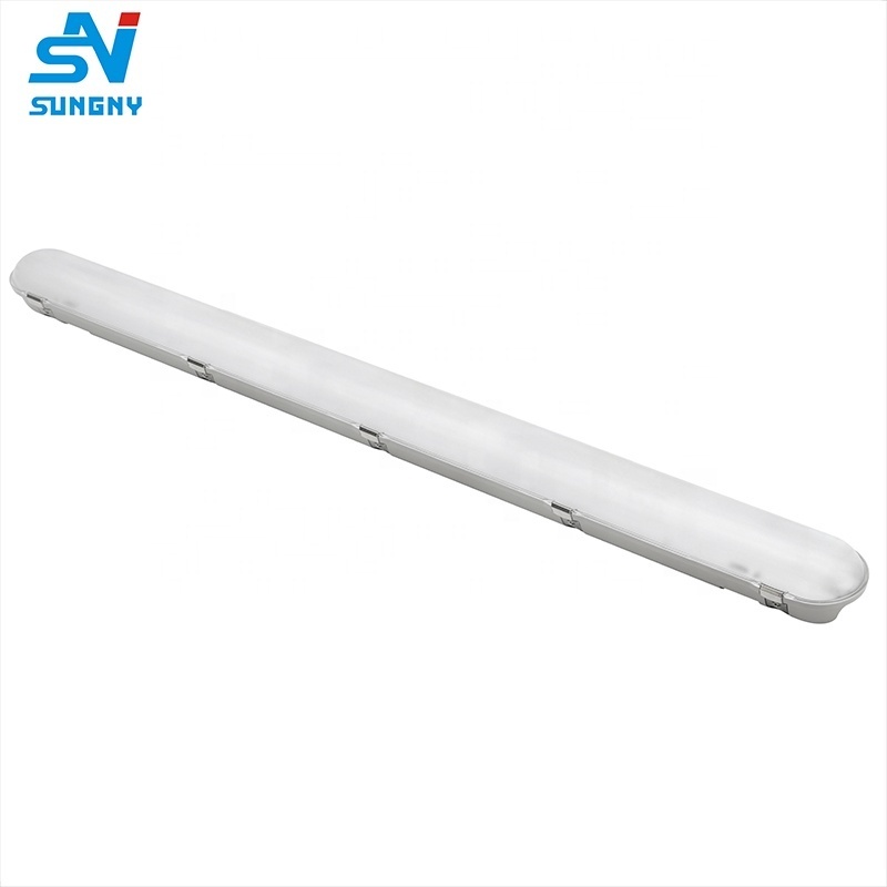 Waterproof Led Tube Linear Fixture Triproof Industrial Tri-proof Fixture 60w LED Vapor Tight Lights with Motion Sensor