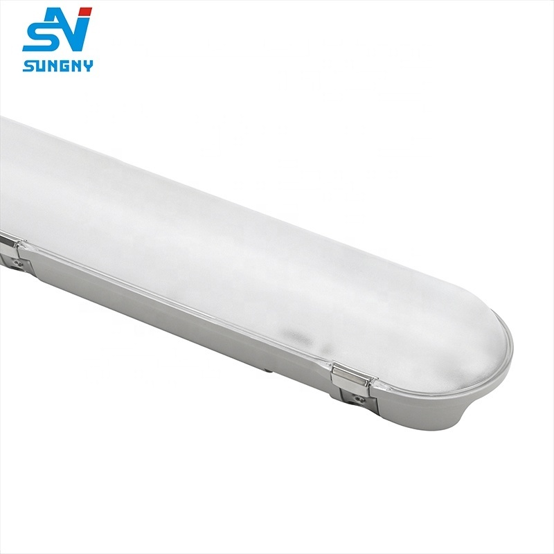 Waterproof Led Tube Linear Fixture Triproof Industrial Tri-proof Fixture 60w LED Vapor Tight Lights with Motion Sensor