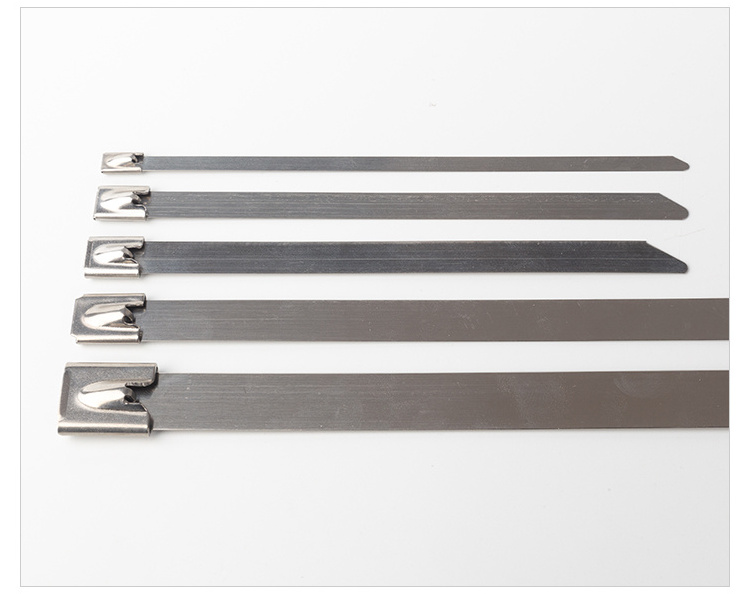 Thin flexible  Ball-Lock high quality Stainless steel zip ties