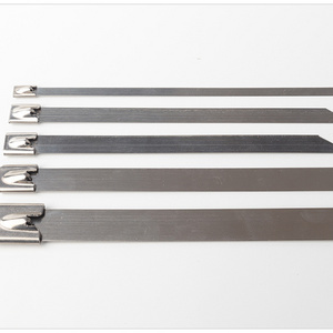 Thin flexible  Ball-Lock high quality Stainless steel zip ties