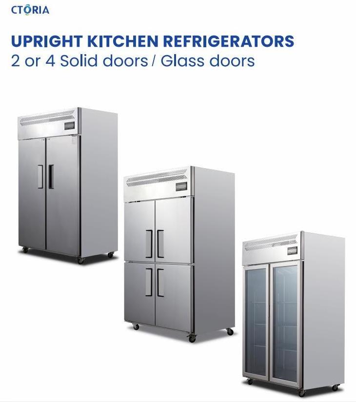 Automatic Manufacturer Side-By-Side Commercial Double Door Fridge Refrigerator And Freezers