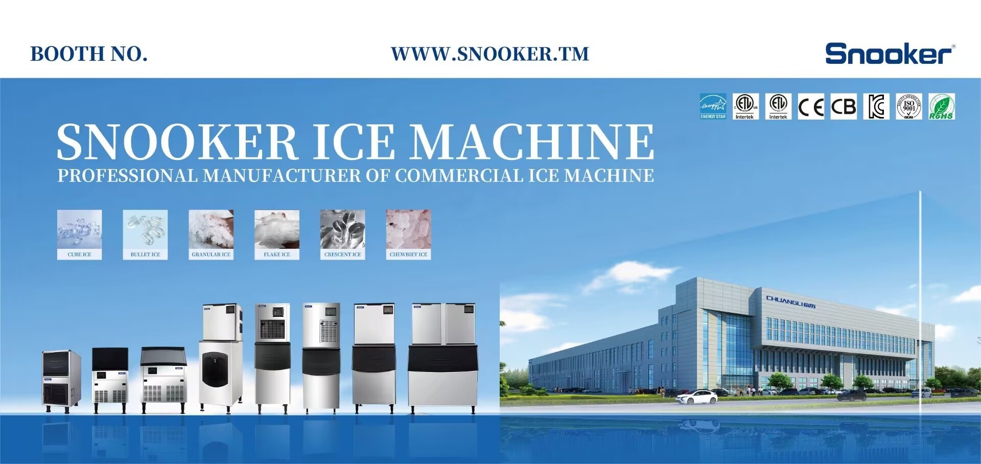 High Quality 150kg/24H~1000kg/24H Commercial Cube Crystal Maker Ice Machine