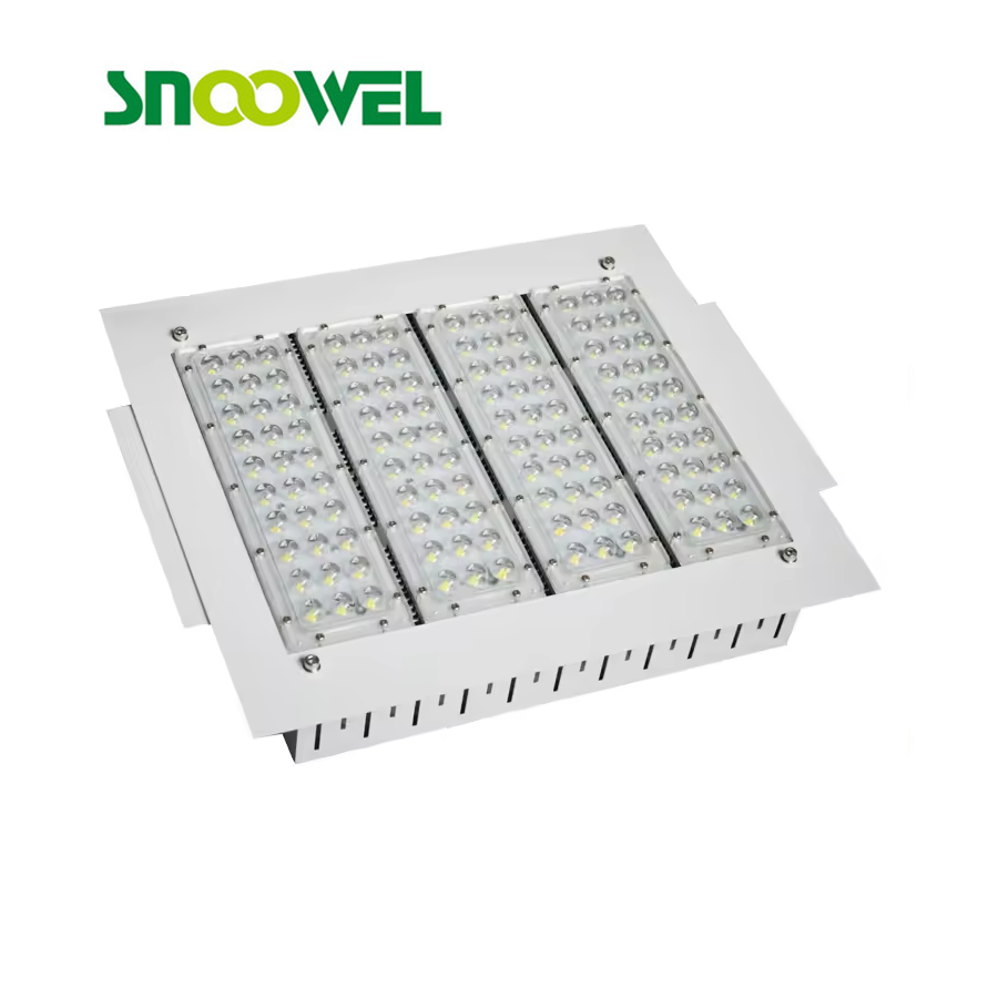 Gas Station Canopy Petrol Led Light Meanwell Driver 80w 100w 120w 150w 200w Recessed Led Canopy Light