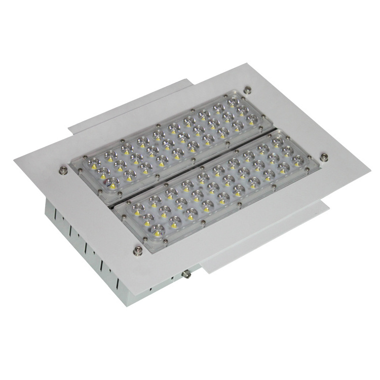 Gas Station Canopy Petrol Led Light Meanwell Driver 80w 100w 120w 150w 200w Recessed Led Canopy Light