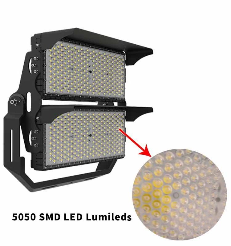 IP66 High Power 1000 Watt LED Outdoor Spotlight 150lm/w LED Stadium Light