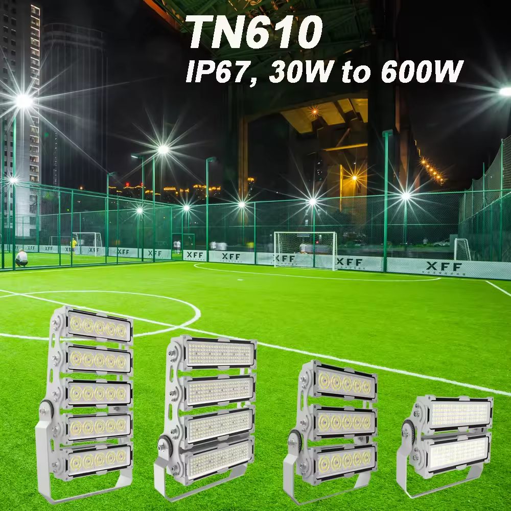 New High Lumens IP67 IK09 SAA CB ENEC 100W 500W LED Tunnel Flood Light For Football Tennis Stadium Outdoor Indoor Field Lighting