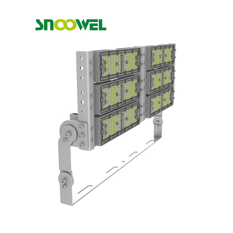 100W 200W 300W 400W 500W 600W 700W Modular LED Flood Lights Spotlight Lamp IP66 Outdoor Football Tunnel Stadium Light