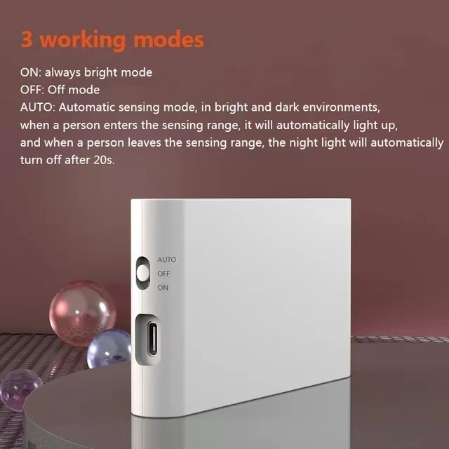 Bed LED Motion Sensor Night Light Sensing Human Body Sensing Night Light  Led Under Cabinet Night Light