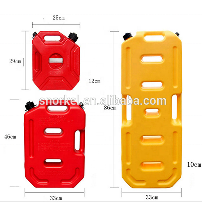 20 liter Fuel tank 5 gallon SUV ATV plastic gasoline tank jerry can