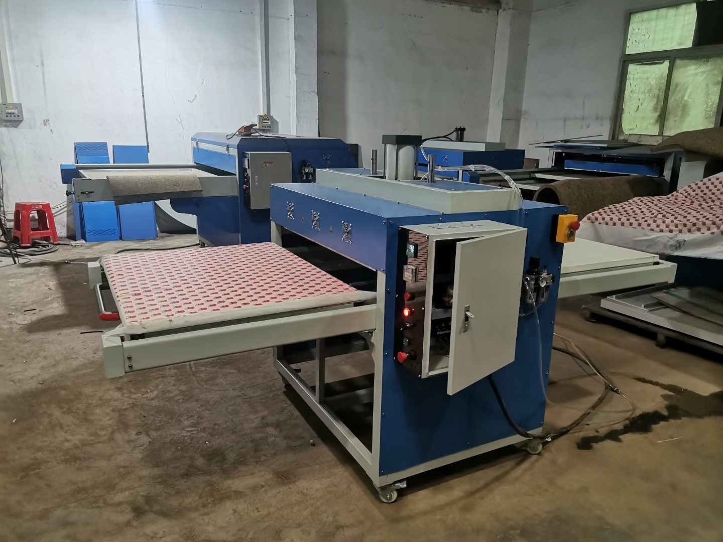 latest large format heat press transfer Printing Machine for fabric garment blanket