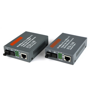 10/100M 1310/1550nm Single Mode Single Fiber WDM Bidirectional 25km fiber ethernet media converter