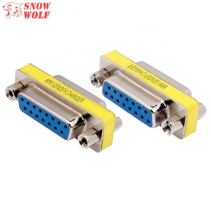 D-sub 15 Pin connector DB15 mini gender changer Female to Female Adapter