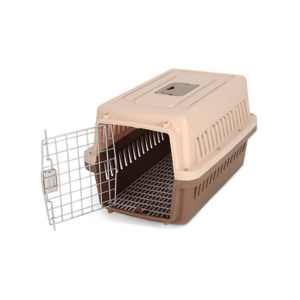 Pet Travel Carrier Pet Air Box Dog Cat Transport Cage Portable Case Homes plastic pet cage