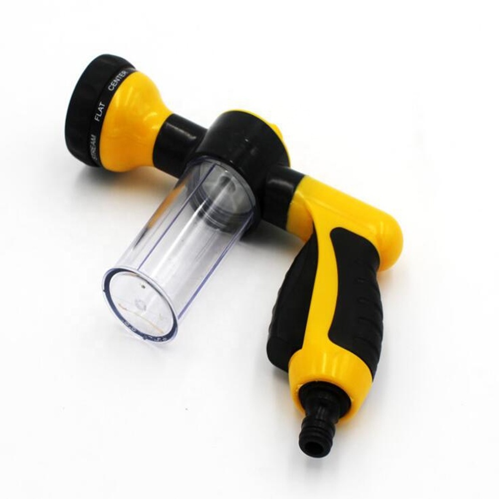 2019 New Updated Adjustable Nozzle High Pressure 8 Watering Pattern Car Washing Pet Shower Hose Soap Sprayer Nozzle