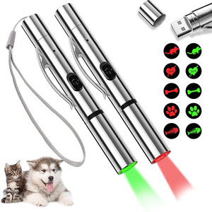 OEM bright cat green lazer rechargeable work light led flashlight laser pointer