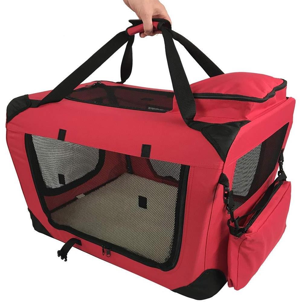 Dog Puppy Pet Fabric Portable Foldable Soft Crate  Carrier Kennel