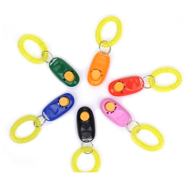 Big Button Dog Training Clicker with Wrist Band