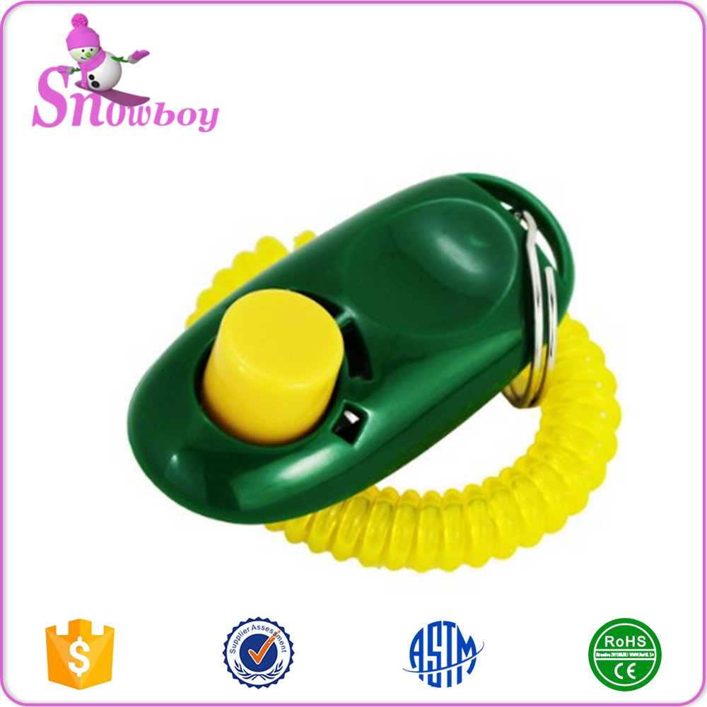 Big Button Dog Training Clicker with Wrist Band