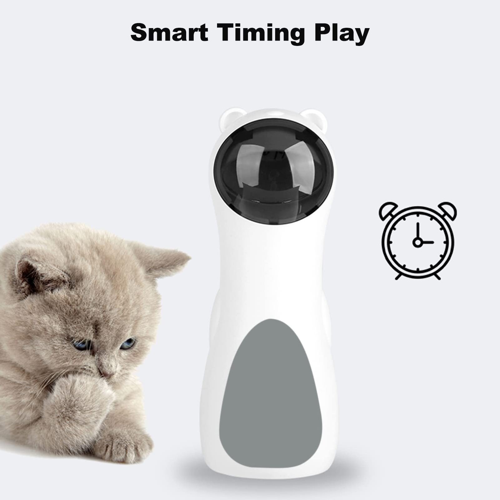 Custom Pet Training Chaser Tool Automatic Interactive Led Light Laser Pointer Interactive Chasing Laser Cat Toy