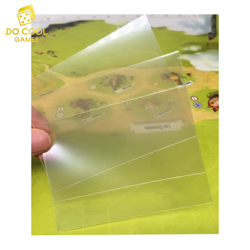 Original factory trading sleeves Yugioh clear sleeves for board game playing card protector