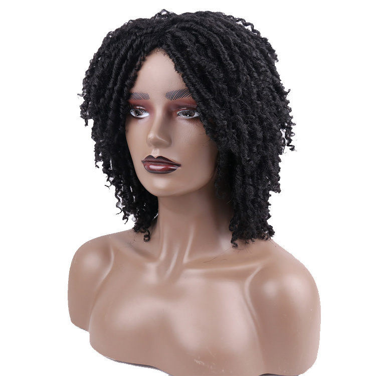 Julianna Dreadlocks Extensions Braided Synthetic Wigs Men Dreadlock Twists Dreadlock Wig