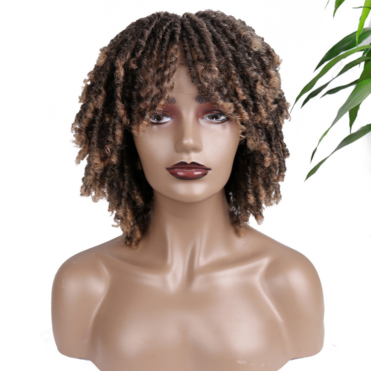 Julianna Dreadlocks Extensions Braided Synthetic Wigs Men Dreadlock Twists Dreadlock Wig