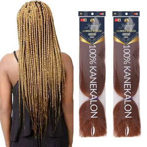 26Inch High Temperature Fiber Kanekalons Jumbo Braiding Hair Extension Wholesale Japanese Kanekalons Fiber Synthetic Easy Braid