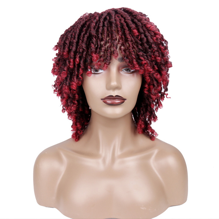 Julianna Dreadlocks Extensions Braided Synthetic Wigs Men Dreadlock Twists Dreadlock Wig