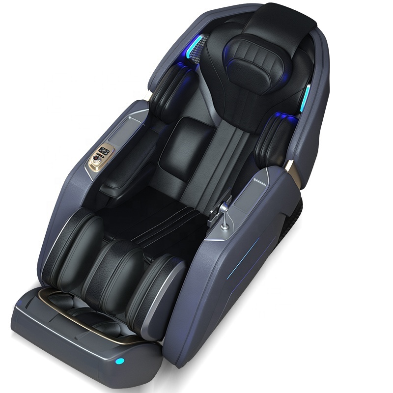 2024 New Design Full Body Zero Gravity Massage Chair 4d SL Track Leg Waist Neck  Knock Swing Shiatsu Modern Massage Chair