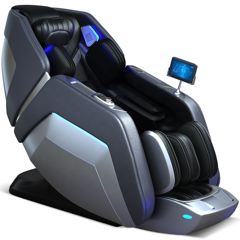 2024 New Design Full Body Zero Gravity Massage Chair 4d SL Track Leg Waist Neck  Knock Swing Shiatsu Modern Massage Chair