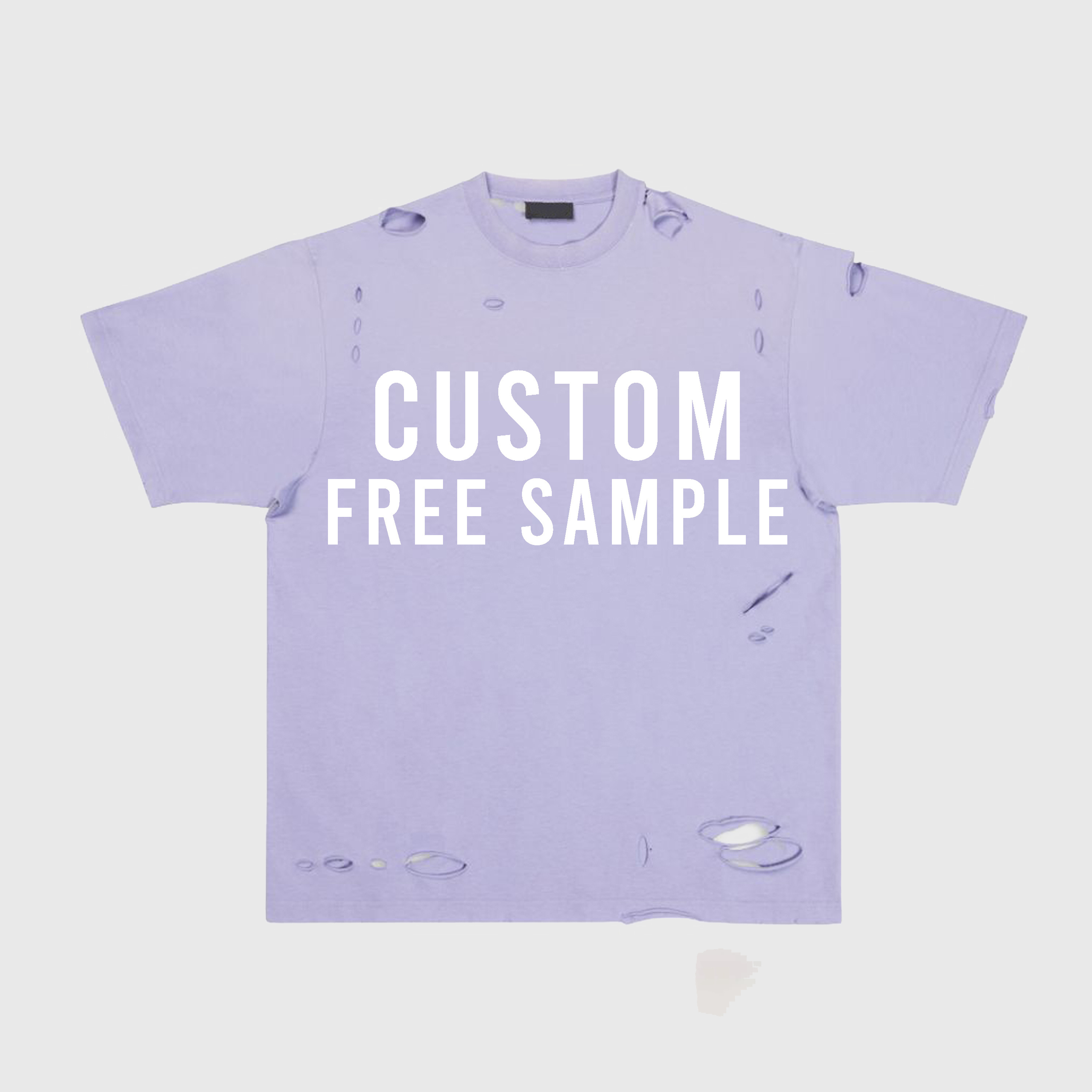 FREE SAMPLE with bulk order Design Custom Logo Luxury Blank Casual Boxy Heavy Weight Cotton Screen Printing Unisex T Shirt Men