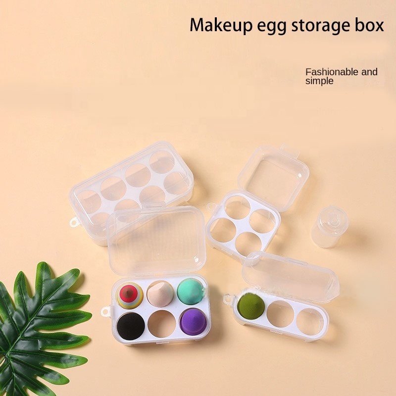 Eight packs of egg carton gourd teardrop diagonal cut teardrop beauty sphere egg three , four , six packs of powder puff carton