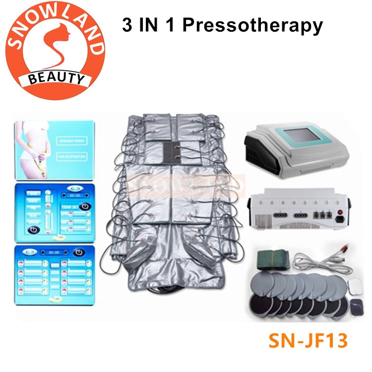 3 In 1 EMS Infrared Body Slimming Pressotherapy Presoterapie Lymphatic Drainage Machine