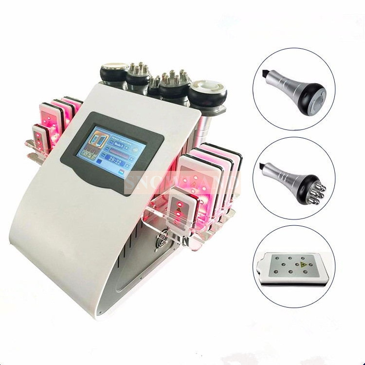 Factory price 8 Pads Diode Lipo Laser+ 40K Cavitation machine + Slimming Vacuum RF Cellulite