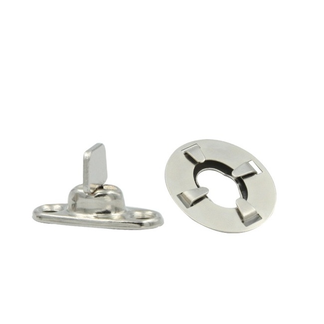 Snowl new copper and zinc alloy material ship cover twist lock fastener knob Marine accessories wholesale