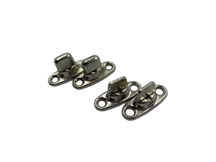 Brass Nickel-plated stud canvas turn button fasteners ship parts Logic clasp Snowl/OWOZ