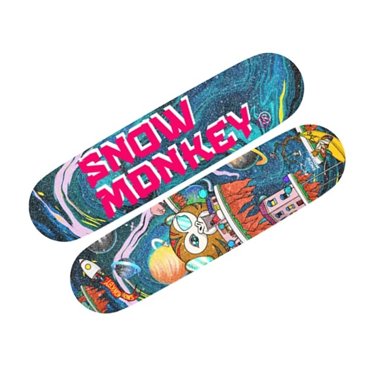 Adult Various Colors Mixed Wood Jibs Blank Training Snowboards Made In China