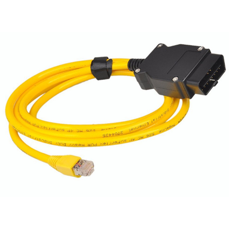 ENET OBD2 Coding 2M Cable for F-Series & I-SeriesMINI Ethernet to OBD