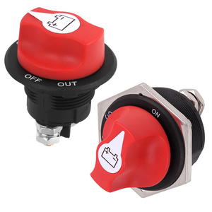 50A-300A Auto Motorcycle Truck Boat Car Battery Switch Rotary Disconnect Switch Cut Off Short Disconnecter  Isolator Switch